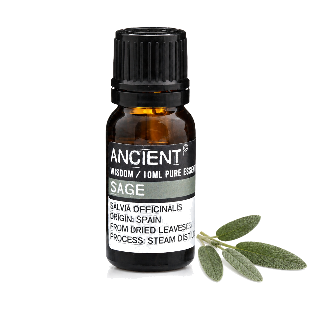 10 ml Sage Essential Oil — clean white packshot