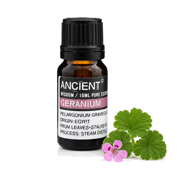 10 ml Geranium Essential Oil — clean white packshot