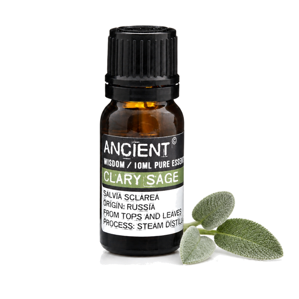 10 ml Clary Sage Essential Oil — clean white packshot