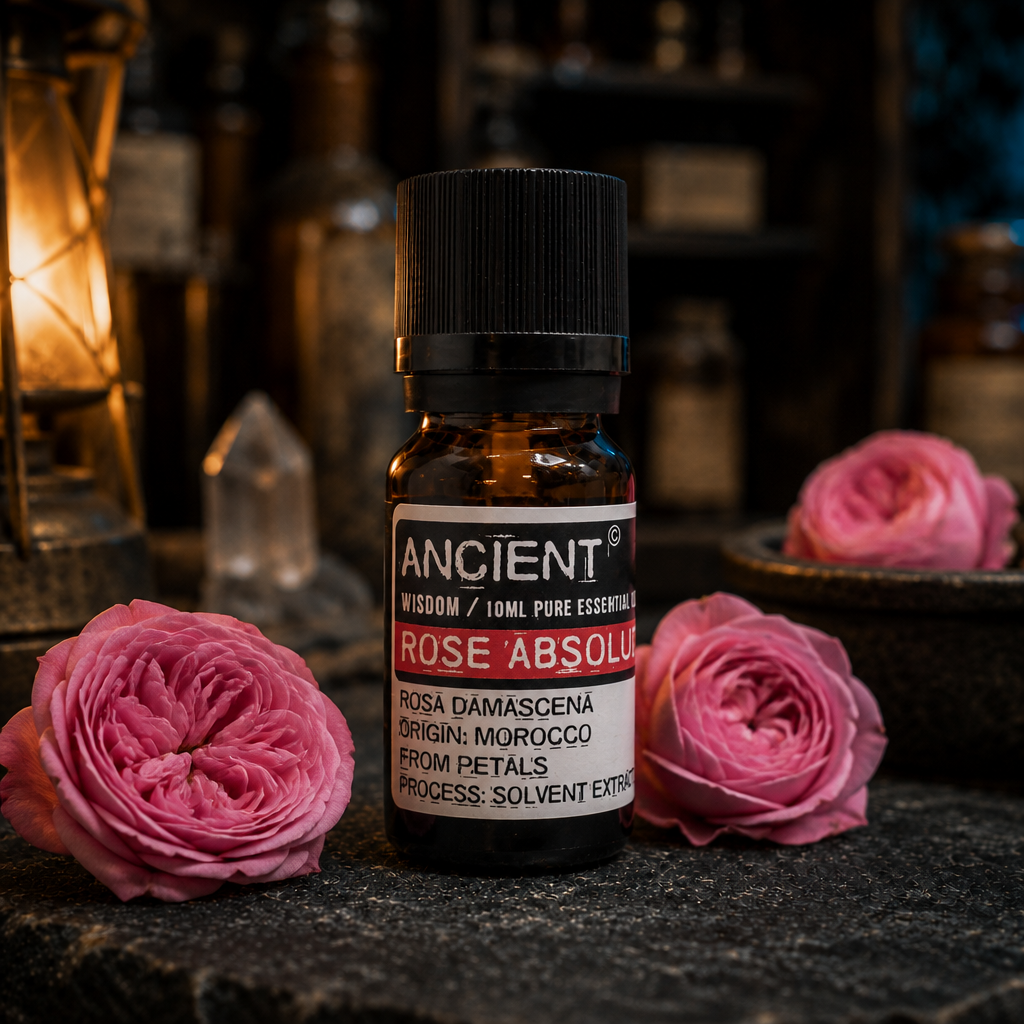 10 ml Rose Absolute Essential Oil — apothecary detail