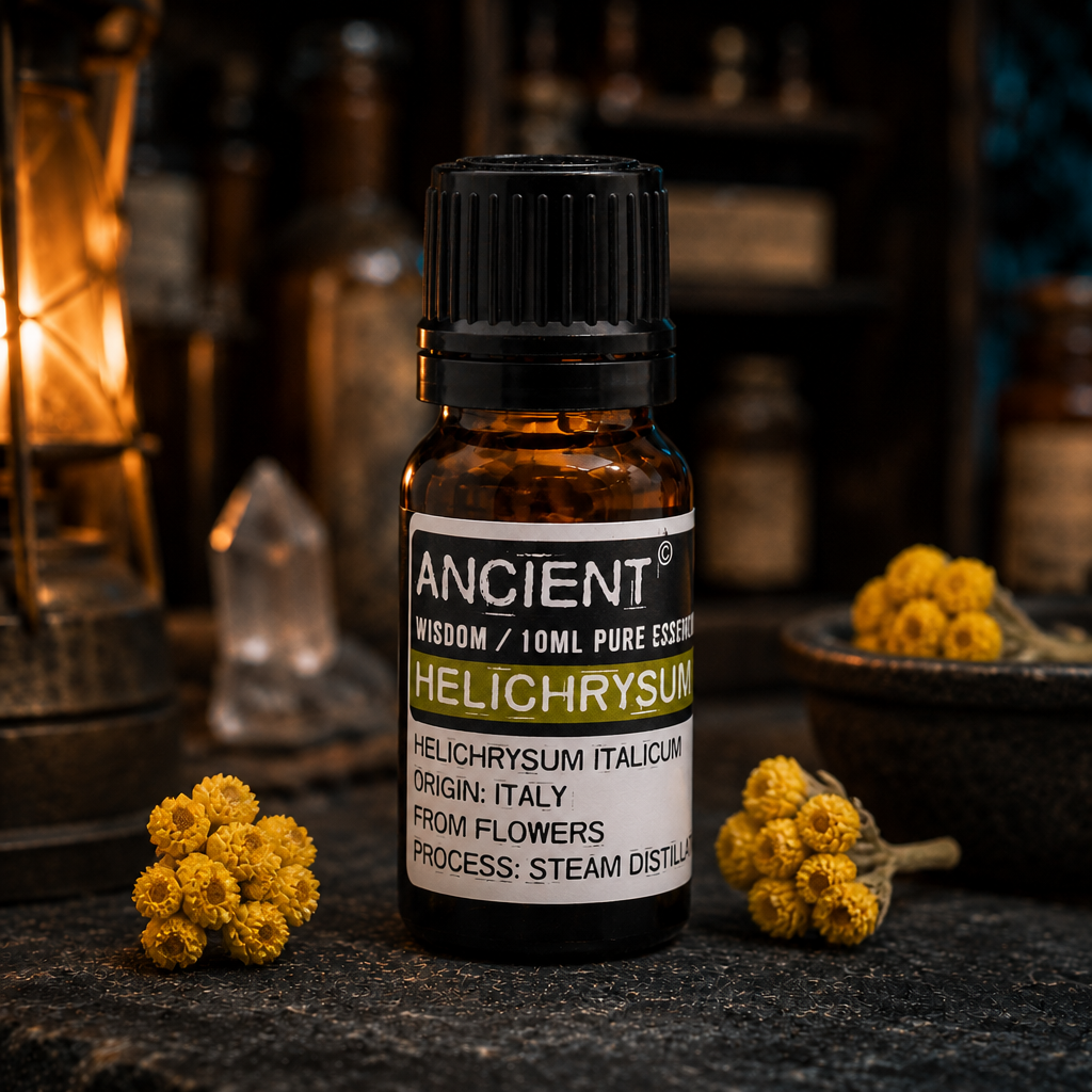 Helichrysum Essential Oil 10ml — apothecary detail