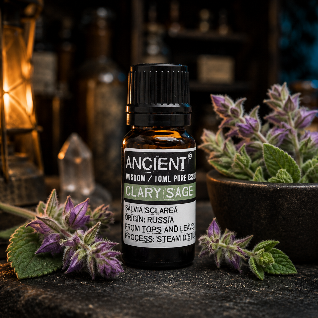 10 ml Clary Sage Essential Oil — apothecary detail