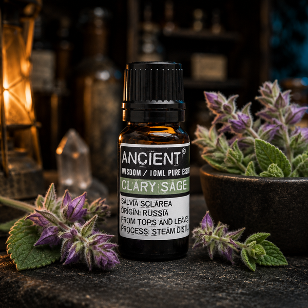 10 ml Clary Sage Essential Oil — apothecary detail