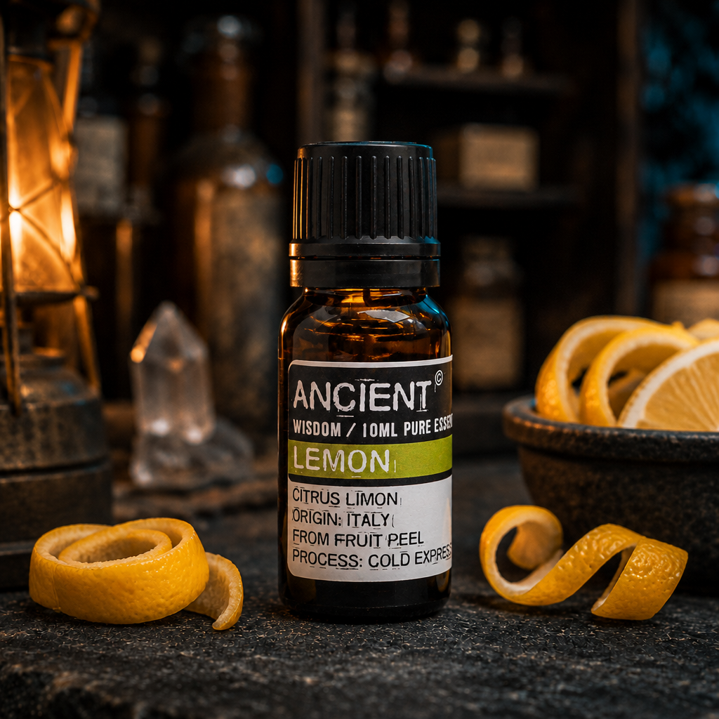 10 ml Lemon Essential Oil — apothecary detail