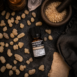 10 ml Frankincense (Pure) Essential Oil — overhead lifestyle flat lay