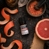 10 ml Grapefruit Essential Oil — overhead lifestyle flat lay