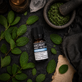 10 ml Spearmint — overhead lifestyle flat lay