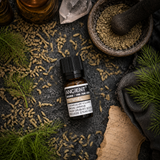 10 ml Fennel Essential Oil — overhead lifestyle flat lay